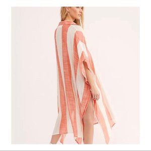 Free people Stripe Kaftan w/ free FP tote bag